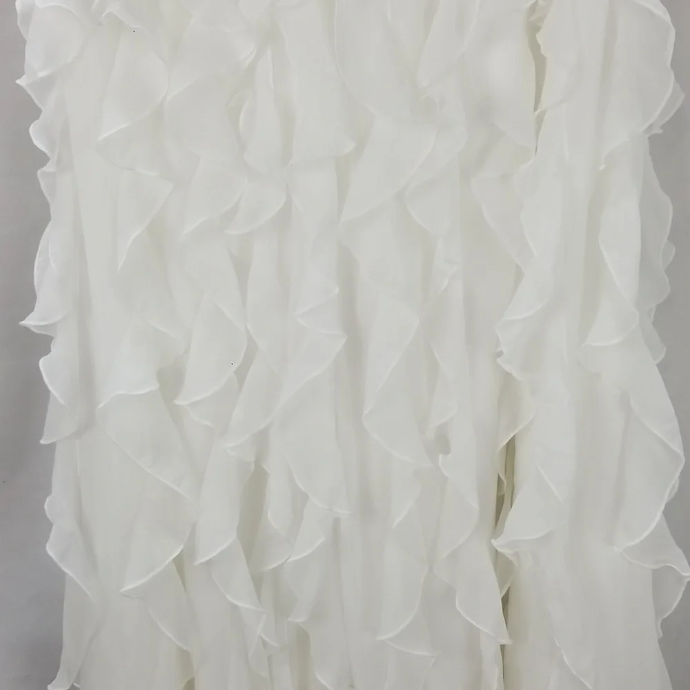 White House Black Market Tiered Waterfall Gown NWT - Picture 4 of 13